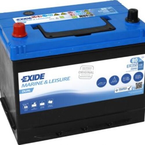 Exide Dual ER350 80 Ah