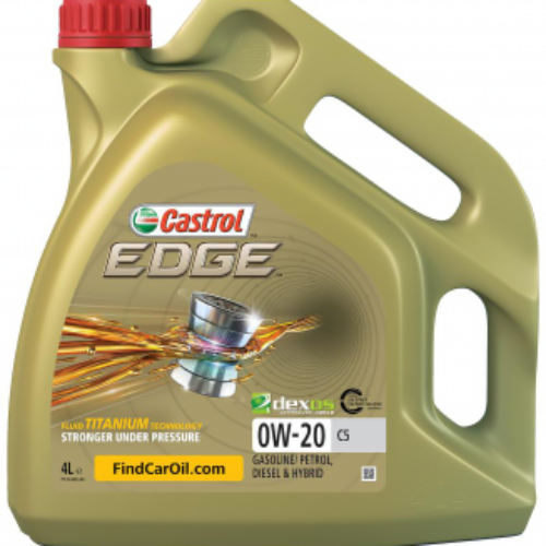 Castrol Edge C5 0W-20 Motorolja Dunk 4 l