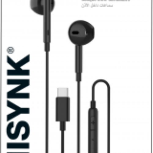 Unisynk In-Ear hörlurar USB-C – Svart