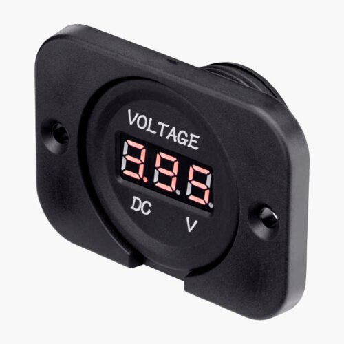 Voltmeter för inbyggnad